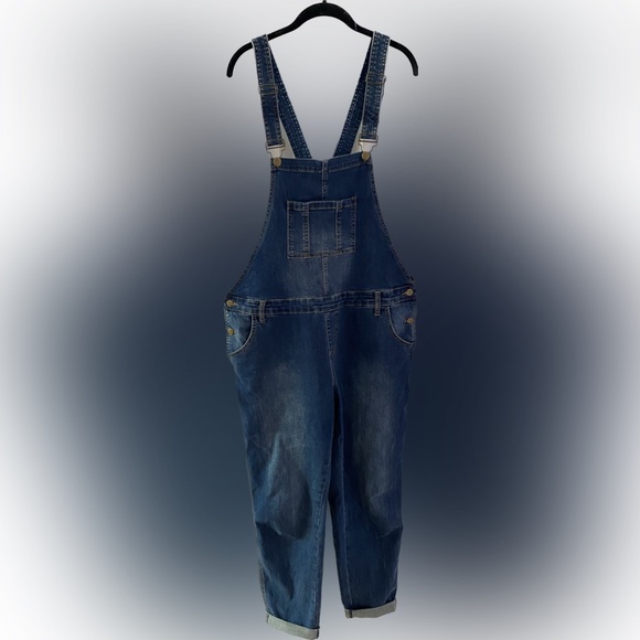 Ripe Denim Maternity Overalls (Size Large) - Picture 3 of 9